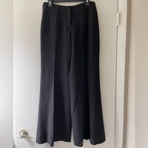 Vintage Giorgio Armani Wide Leg Trousers - 100% Silk - Size 40 - Made In Italy